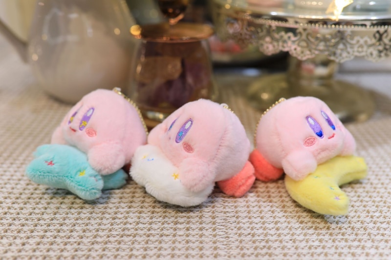 10CM Star Kirby Cartoon Keychain 3pcs set Random 1pcs Kawaii Anime Figures Kirby Stuffed Plush Toys 5 - Kirby Plush