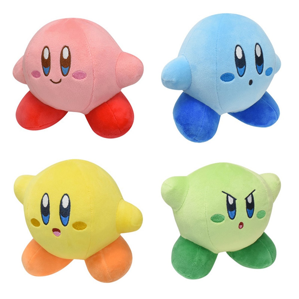 14cm Anime Kawaii Star Kirby Stuffed Toys Multiple Colors Cartoon Cute Plush Doll Great For Children 2 - Kirby Plush