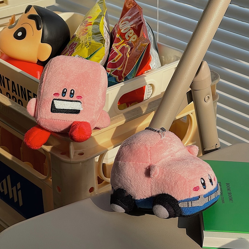 2022 New Kawaii Kirby and The Forgotten Land Plush Toy Key Ring Schoolbag Pendant Gift Christmas 3 - Kirby Plush