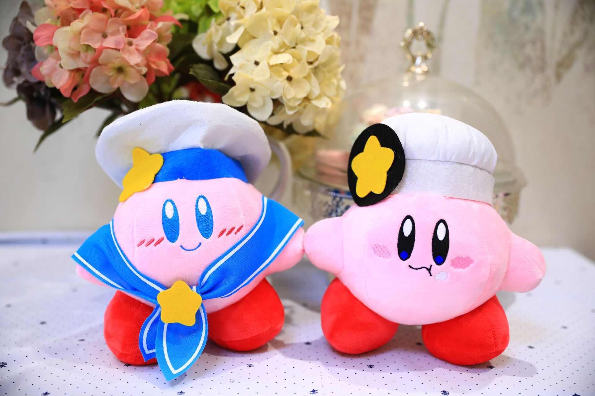 20cm Kawaii Special Pink Game Kirby Plush Keychain Sailor Suit Star Adventure Animal Pendant Soft Stuffed 1 - Kirby Plush