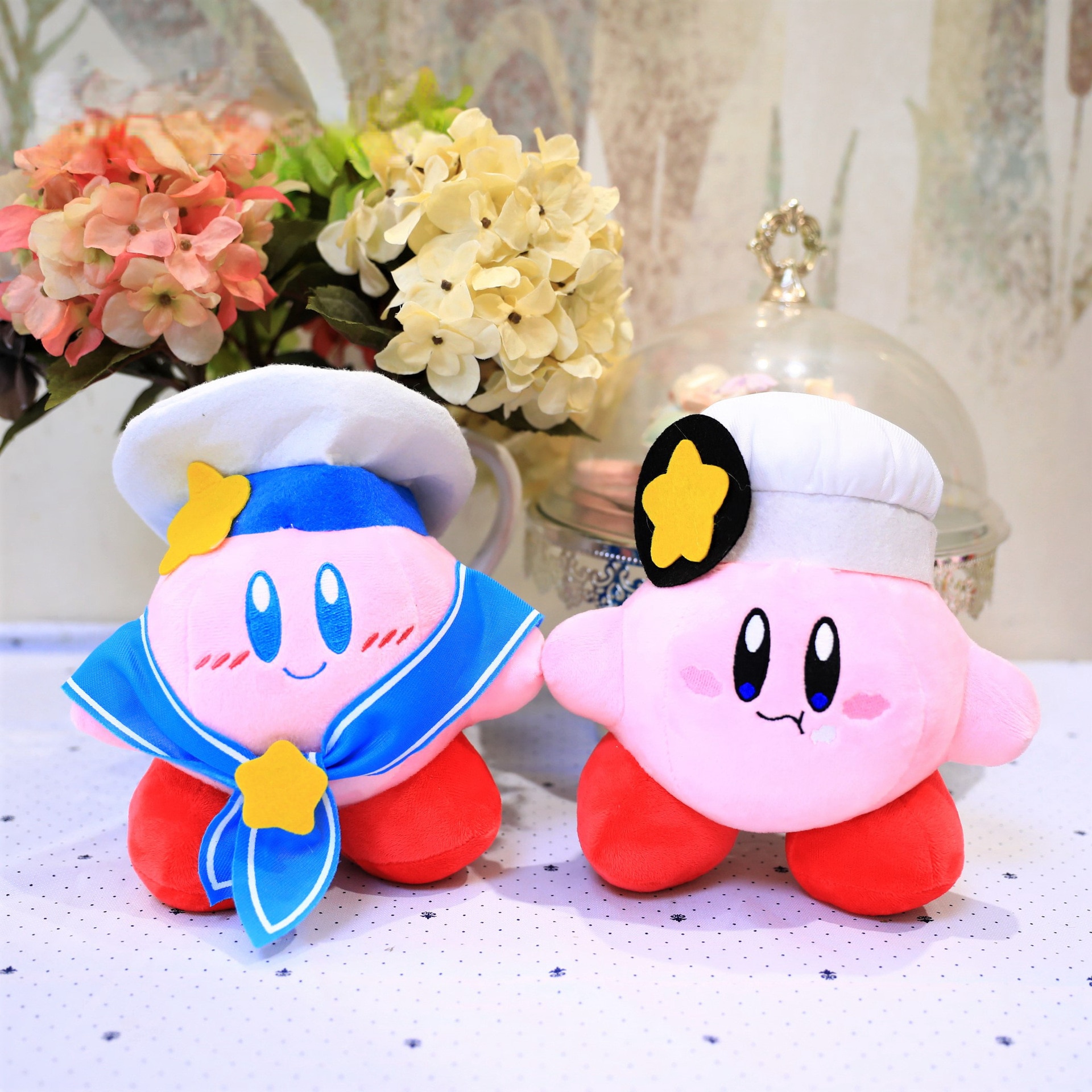 20cm Kawaii Special Pink Game Kirby Plush Keychain Sailor Suit Star Adventure Animal Pendant Soft Stuffed - Kirby Plush