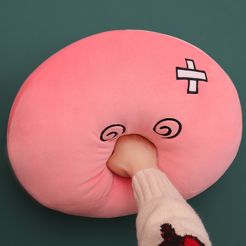 23 42 60cm Kirby Plush Toys Pillow Cartoon Game Doll Fluffy Pillow Soft Stuffed Pink Slime 2 - Kirby Plush