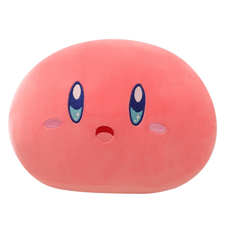 23 42 60cm Kirby Plush Toys Pillow Cartoon Game Doll Fluffy Pillow Soft Stuffed Pink Slime 4 - Kirby Plush