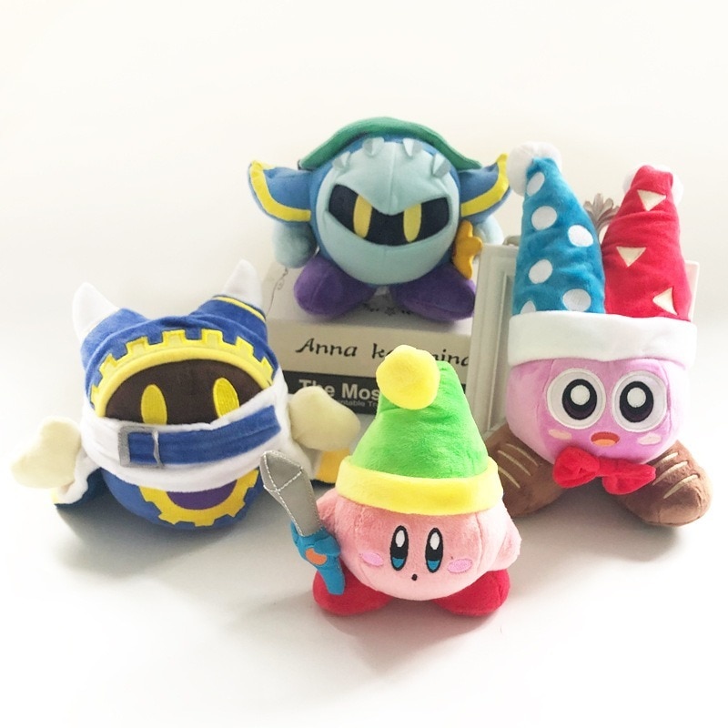 Anime Cute Cartoon Stars Kirby Meta Knight Cosplay Clown Kawaii Plush Toys Cute Animals Stuffed Plushie 1 - Kirby Plush