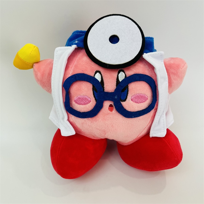 Anime Plushie Kirby Plush Cosplay Swordsman Knight Narutos Chef Doctor Strawberry Soft Kawaii Pillows Toys Kids 2 - Kirby Plush