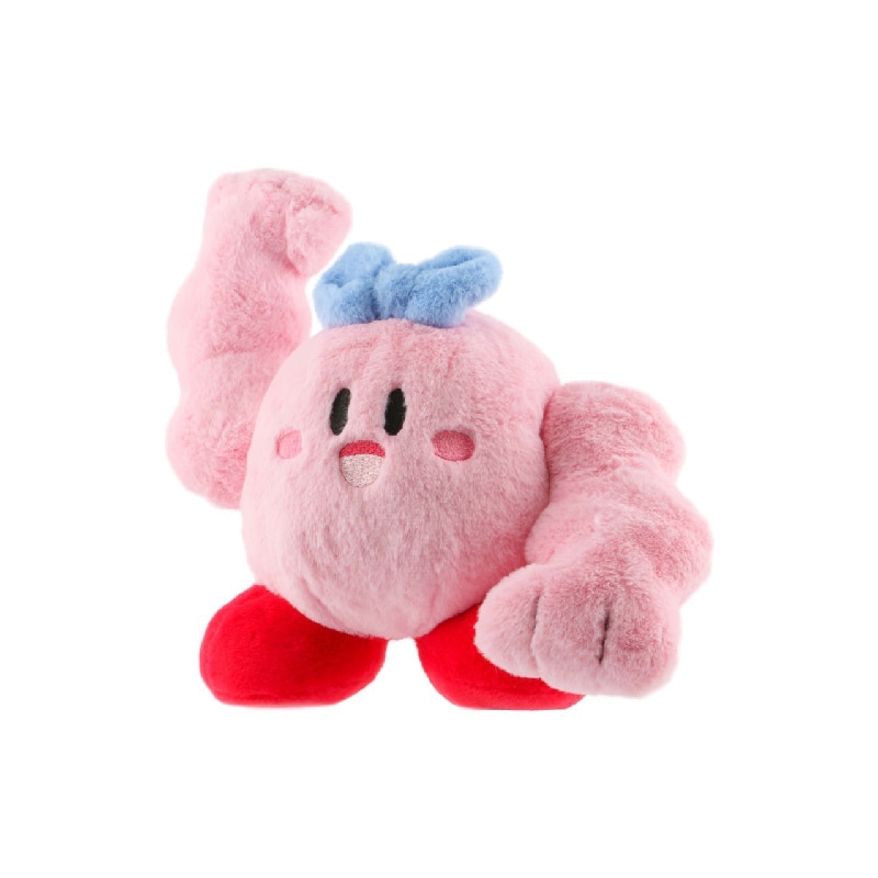 Cartoon Muscle Kirby Plush Toy Pillow Doll Stuffed Animal Children s Plushies Home Decoration Game Hercules 2 - Kirby Plush
