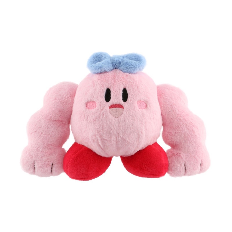 Cartoon Muscle Kirby Plush Toy Pillow Doll Stuffed Animal Children s Plushies Home Decoration Game Hercules 3 - Kirby Plush