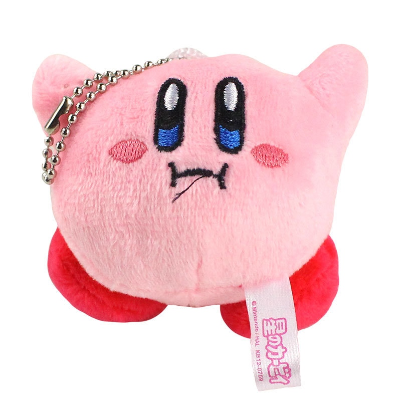 Cute Anime Figures Kirby Plush Keychain Cartoon Dolls Pink Kirby Waddle Dee Doo Toys Girls Bags 5 - Kirby Plush