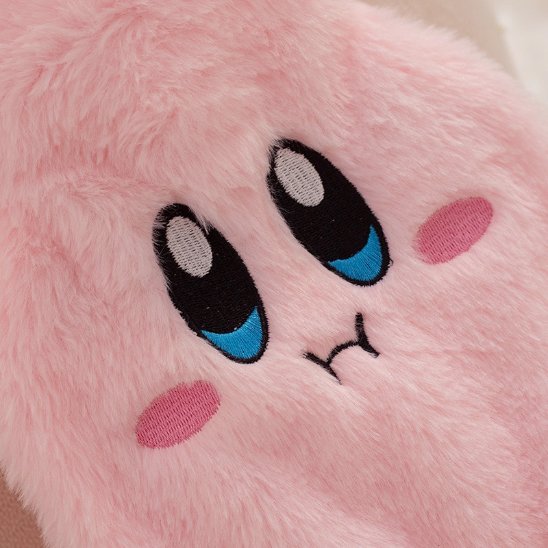 Cute Cartoon Pink Kirby Water Filling Hot Water Bottle with Plush Cover Hot Compress Hot Water 4 - Kirby Plush