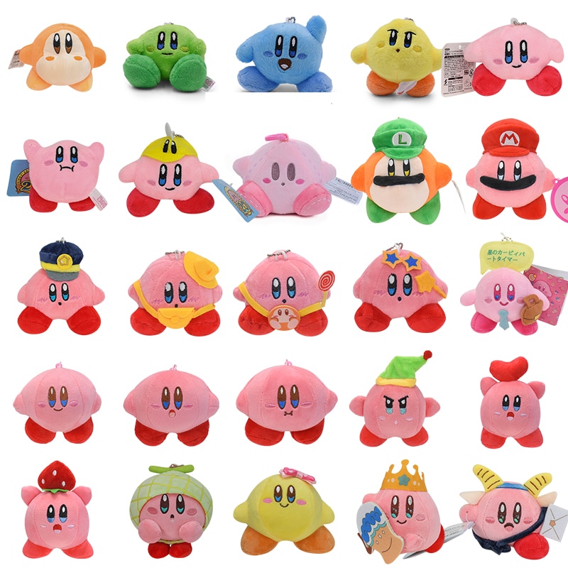 Cute Kirby Waddle Dee Plush Anime Kawaii Star Stuffed Peluche High Quality Cartoon Toys Great Christmas - Kirby Plush