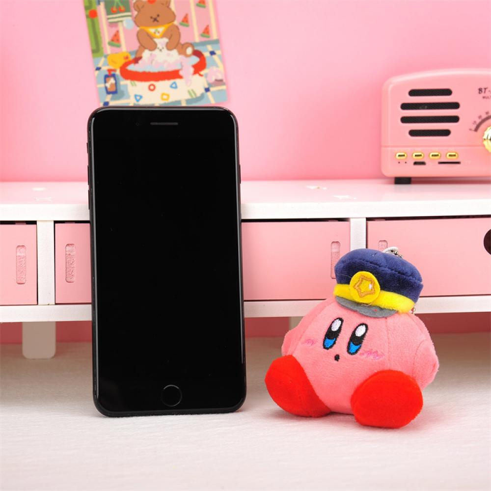 Japanese Plush Keychain Popular Cartoon Star Kirby Pink Girl Heart Plush Doll Toy Bag Pendant Cute 2 - Kirby Plush