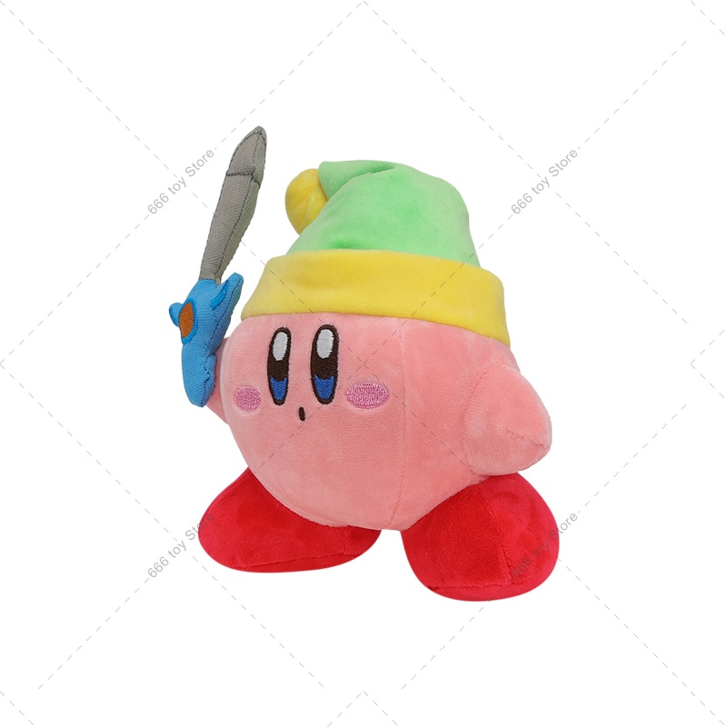 Kawaii Anime Star Kirby Sword Kirby Stuffed Peluche Plush High Quality Cartoon Toys Great Christmas Birthday - Kirby Plush