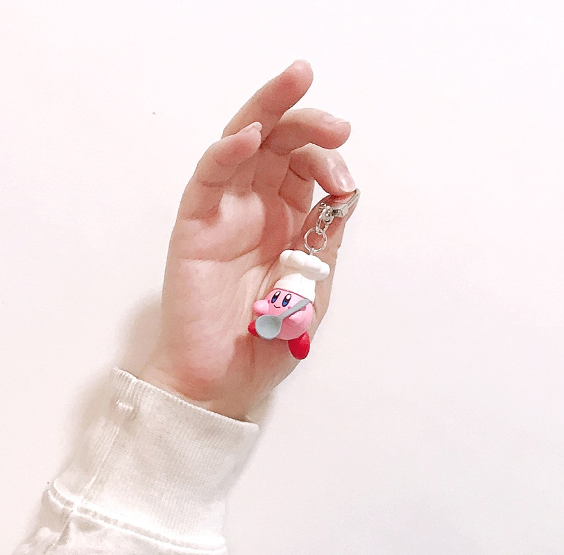 Kawaii Kirby PVC Doll Necklace Keychain Backpack Pendant Car Ornaments Birthday Present Girlfriend Gift 4 - Kirby Plush