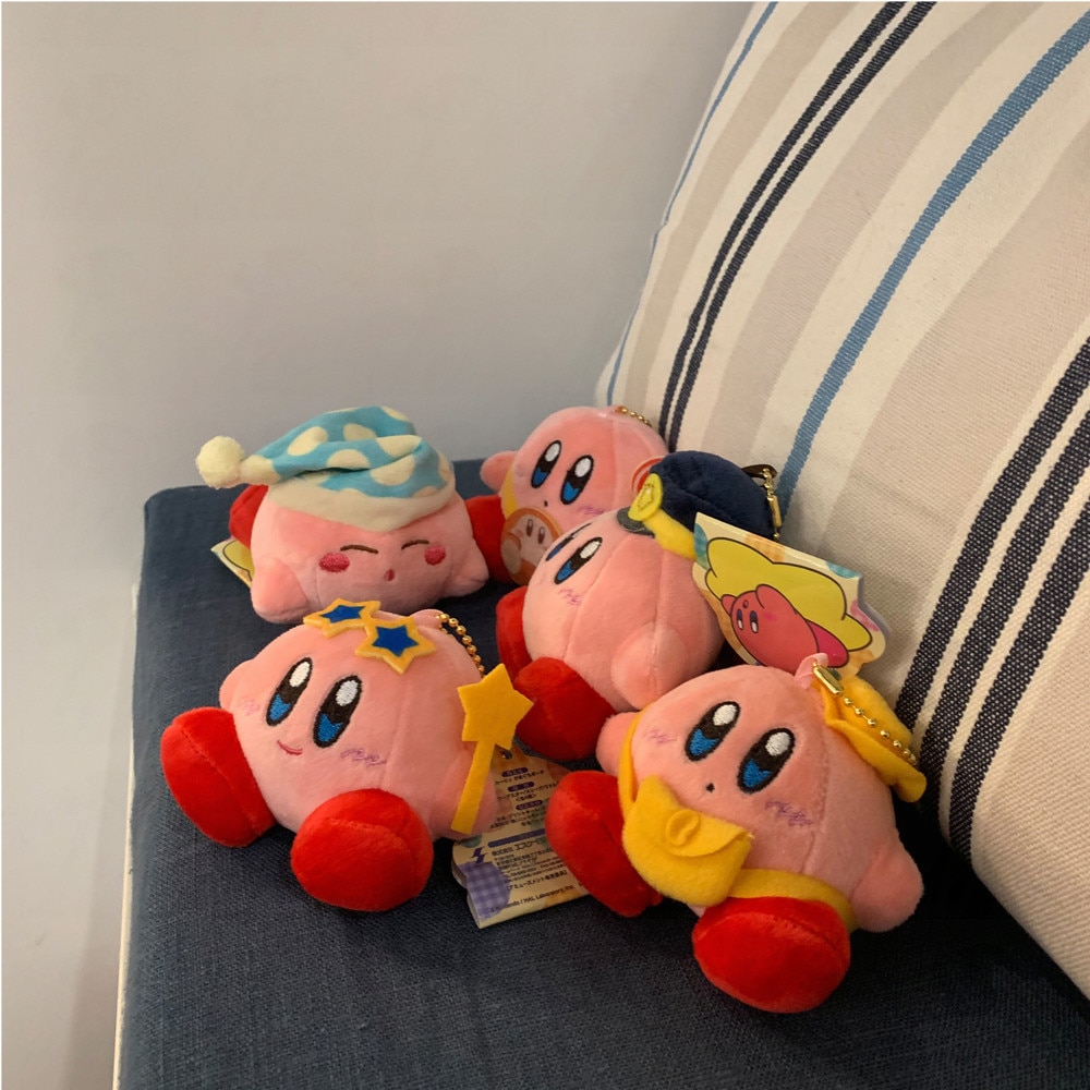 Kawaii Star Kirby Plush Doll Pendant Children Schoolbag Key Chains Sweet Star Doll Home Decoration Birthday 2 - Kirby Plush