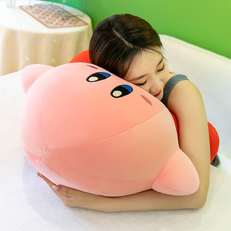 Kirby Anime Star Plush Toys Soft Stuffed Animal Doll Fluffy Pink Plush Doll Pillow Room Decoration 3 - Kirby Plush