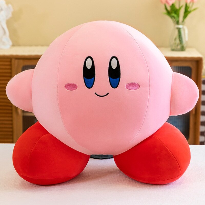 Kirby Anime Star Plush Toys Soft Stuffed Animal Doll Fluffy Pink Plush Doll Pillow Room Decoration - Kirby Plush