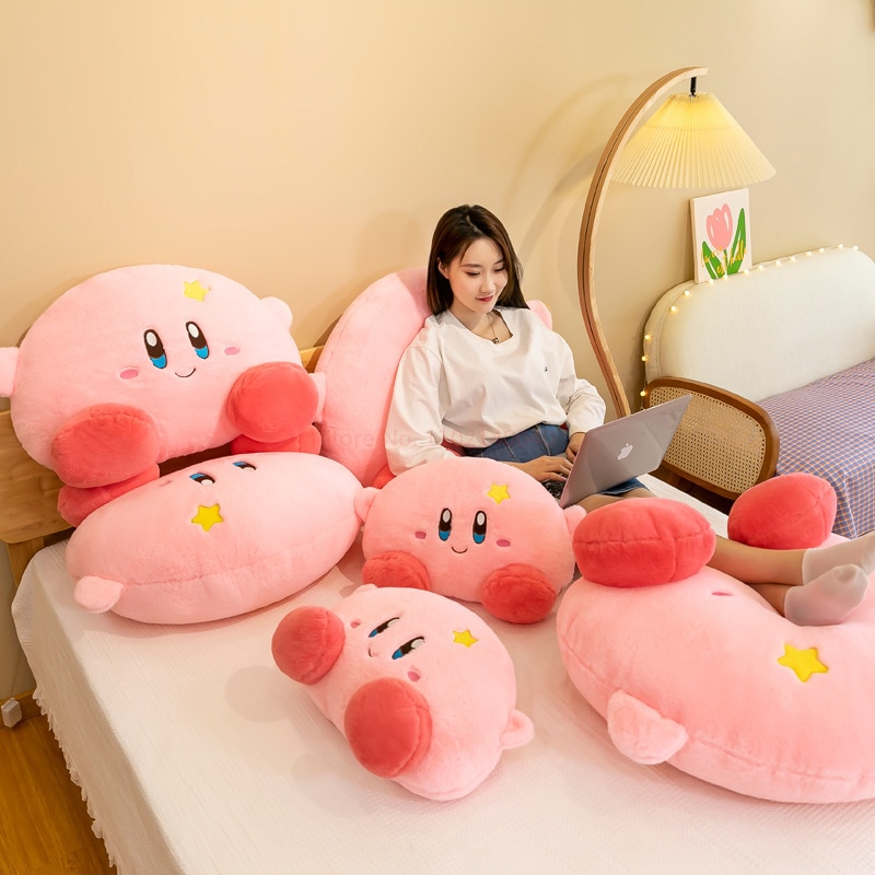 New Anime Star Kirby Plush Toy Doll Soft Pillow Star Kirby Bed Pillow Gift Kawaii Toys 4 - Kirby Plush