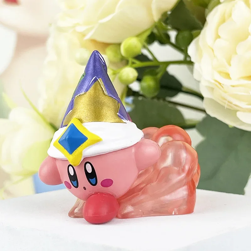 4Pcs Set New Kirby Figures Anime Games Kawaii Cartoon Pink Kirby Action Figure Dolls Toys Kids 1 - Kirby Plush