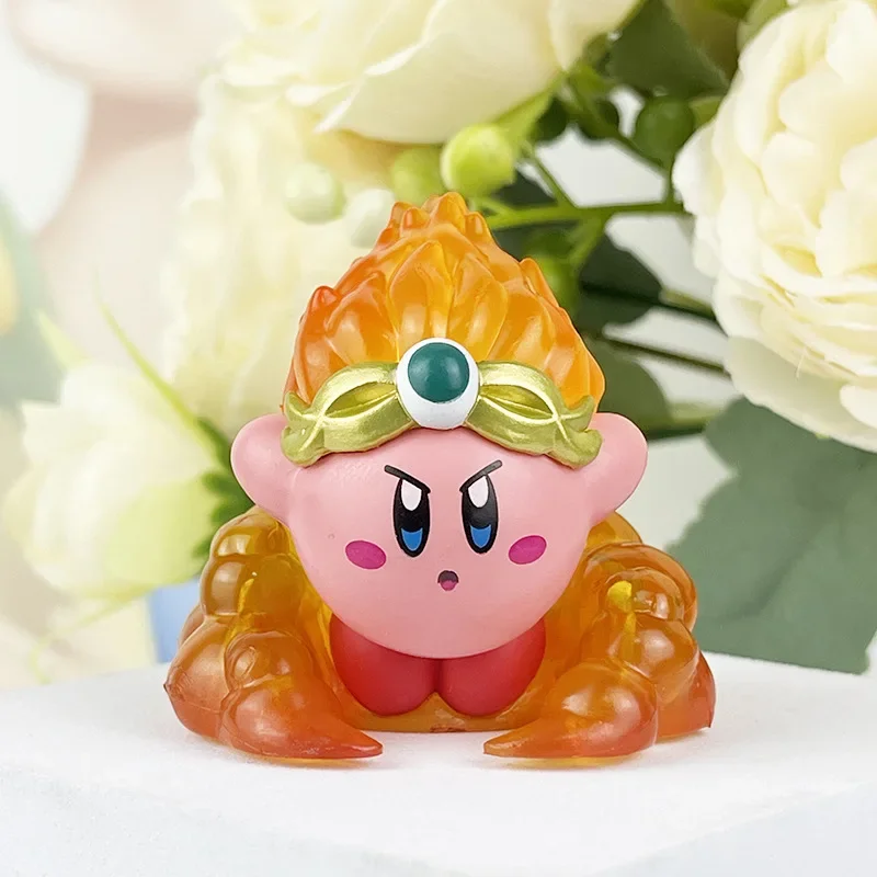 4Pcs Set New Kirby Figures Anime Games Kawaii Cartoon Pink Kirby Action Figure Dolls Toys Kids 2 - Kirby Plush