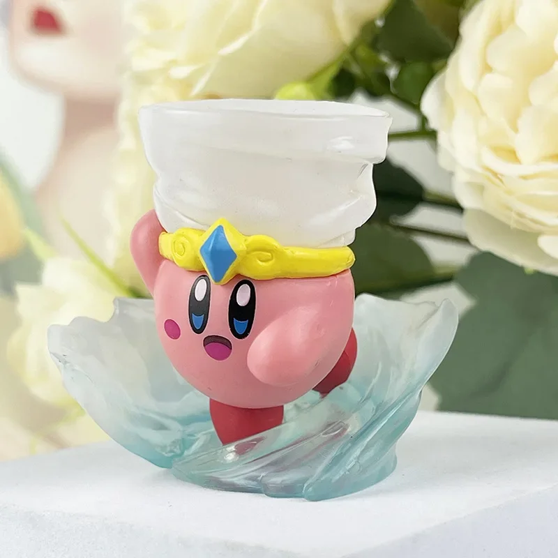 4Pcs Set New Kirby Figures Anime Games Kawaii Cartoon Pink Kirby Action Figure Dolls Toys Kids 3 - Kirby Plush