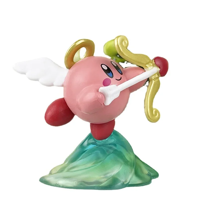 4Pcs Set New Kirby Figures Anime Games Kawaii Cartoon Pink Kirby Action Figure Dolls Toys Kids 4 - Kirby Plush