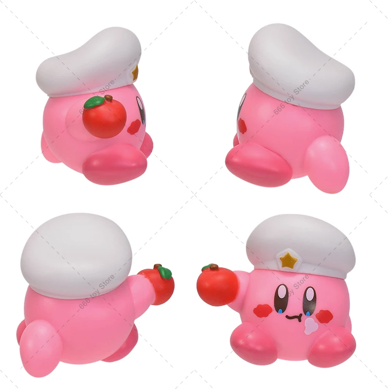 8PCS Set Games Star Kirby Figure Cute Cartoon Pink Kirby Mini Figure Waddle Dee Collect Dolls 1 - Kirby Plush