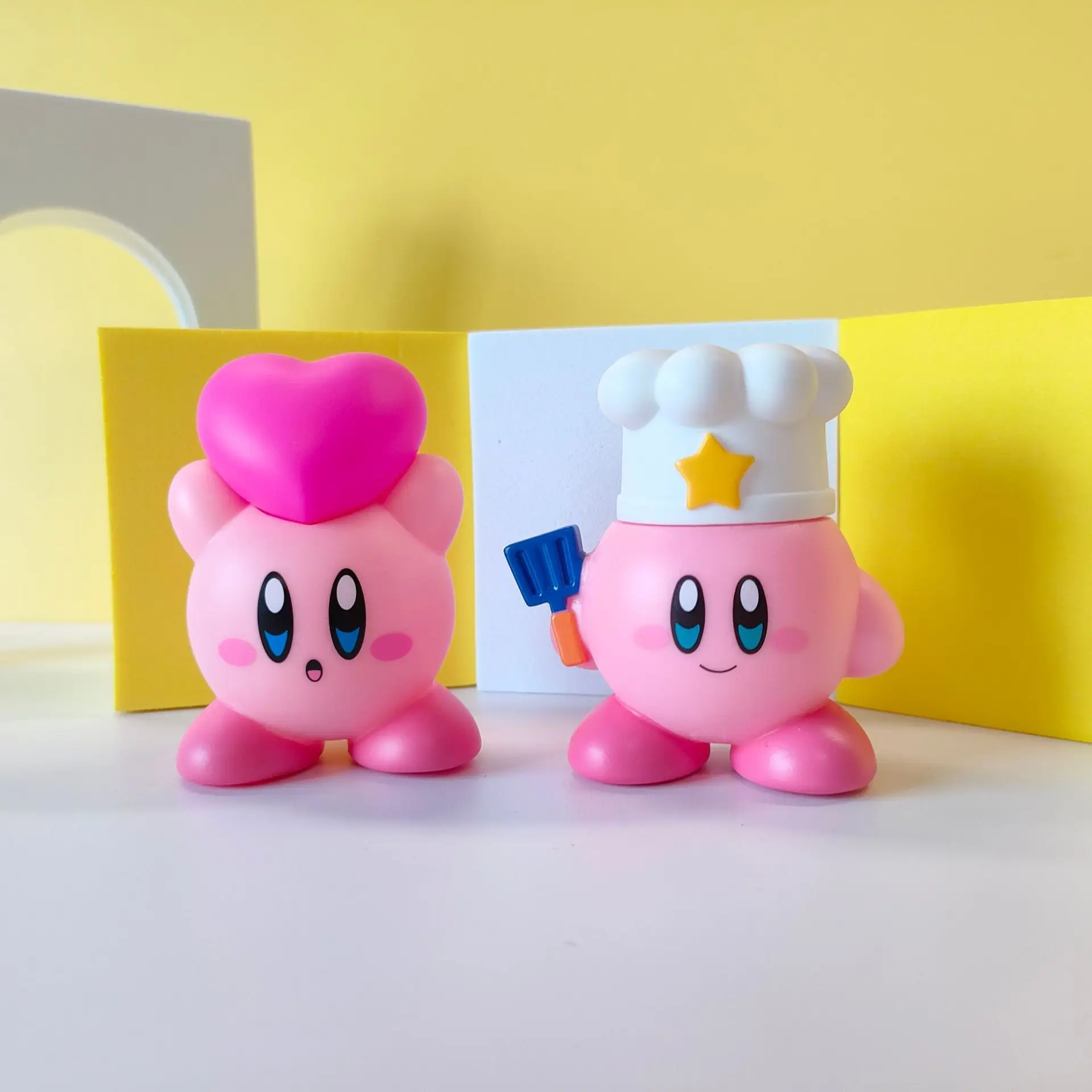 8Pcs Set Kirby Cartoon Anime Games Figure Pink Kirby Waddle Dee Doo Cute Collect Mini Toys 3 - Kirby Plush