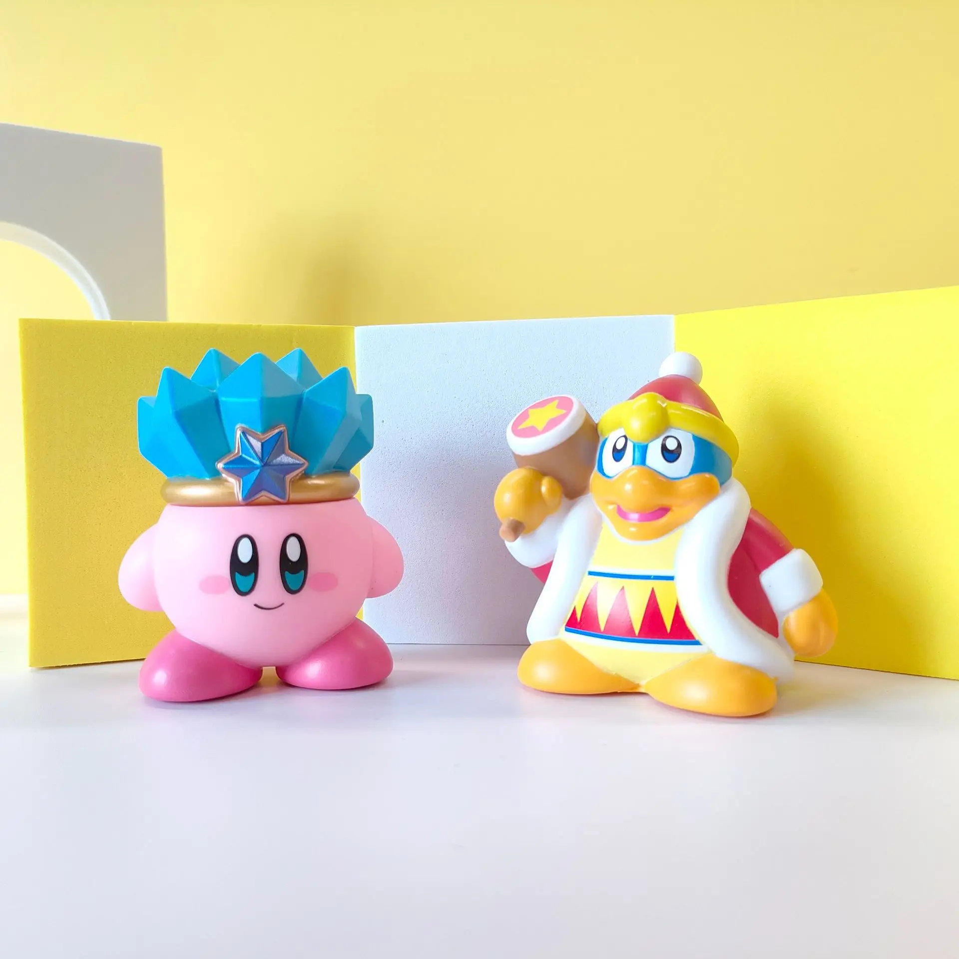 8Pcs Set Kirby Cartoon Anime Games Figure Pink Kirby Waddle Dee Doo Cute Collect Mini Toys 4 - Kirby Plush
