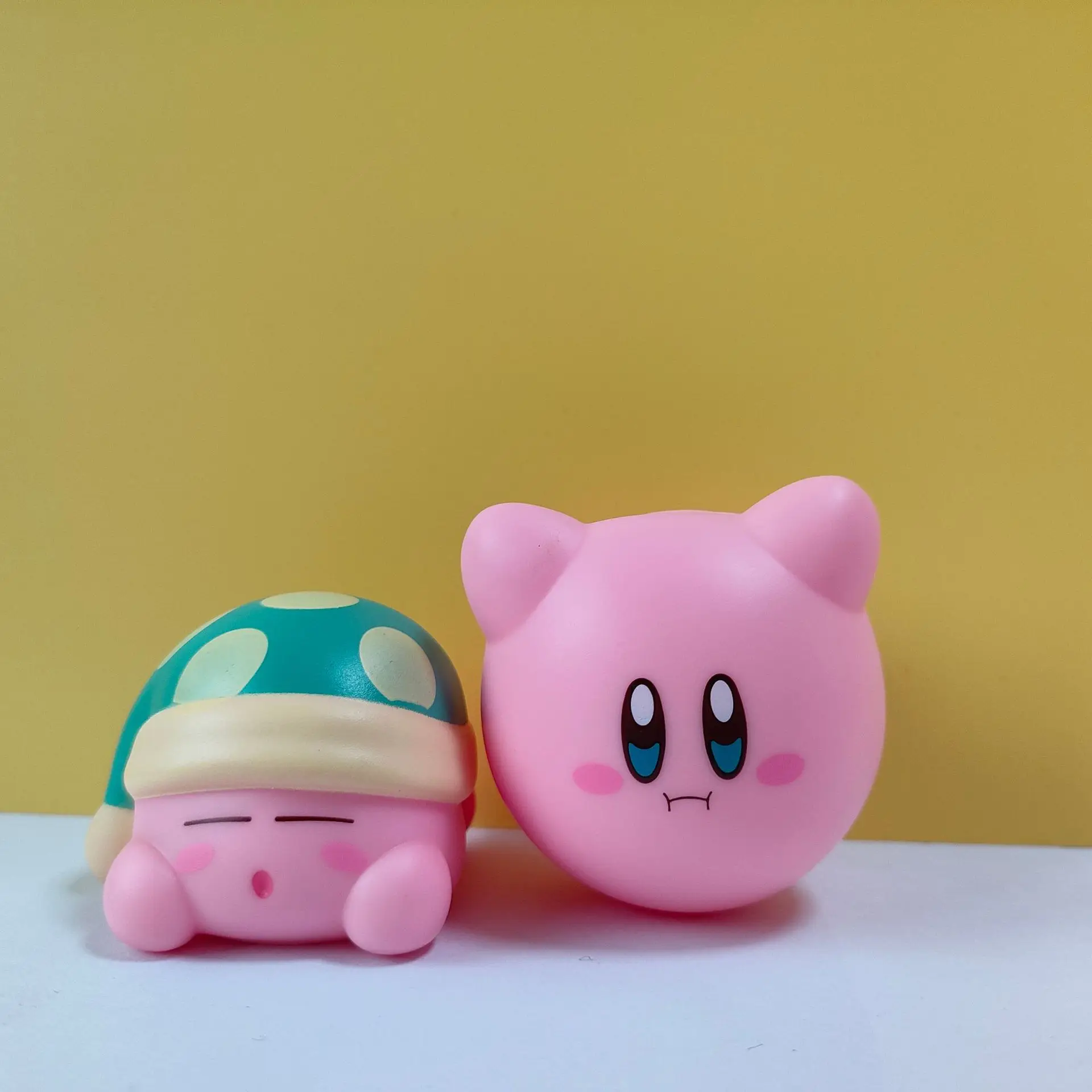 8Pcs Set Kirby Cartoon Anime Games Figure Pink Kirby Waddle Dee Doo Cute Collect Mini Toys 5 - Kirby Plush