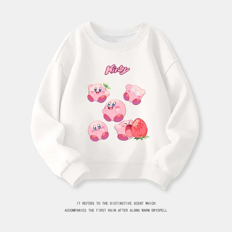 Cartoon Anime Kirby Waddle Dee Children Hoodie Pullover Cute Kids Girls Spring Autumn Clothing Tops Sweater 5 - Kirby Plush