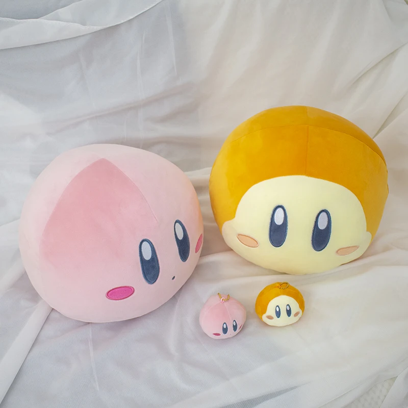 Cute Soft Japanese Anime Plush Toy Kawaii Kirbyed Doll Stuffed Waddle Dee Plushies Throw Pillow Girly 3 - Kirby Plush