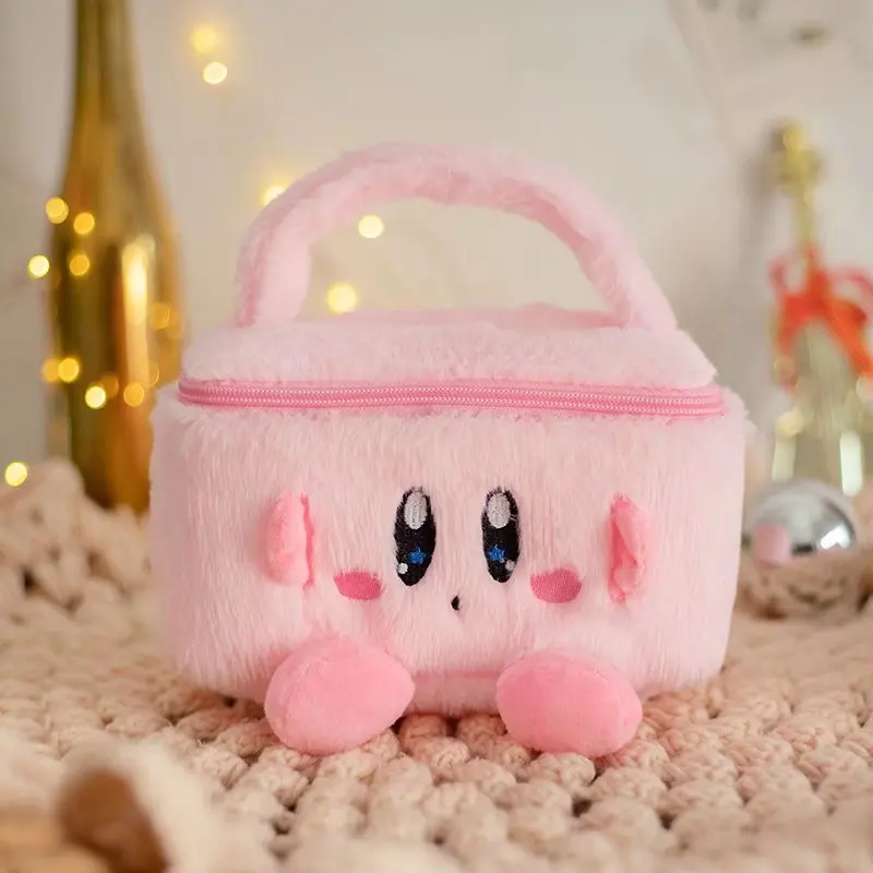 Cute Star Kirby Peripheral Kirby Portable Cosmetic Storage Bag Kawaii Cosmetic Organizing Box Home Furnishing Make 4 - Kirby Plush