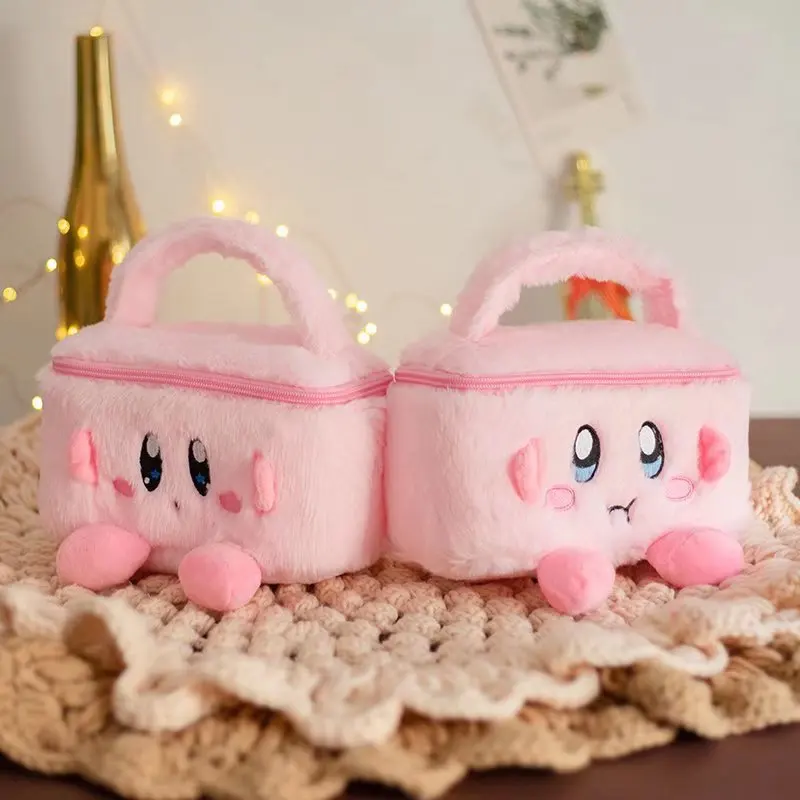 Cute Star Kirby Peripheral Kirby Portable Cosmetic Storage Bag Kawaii Cosmetic Organizing Box Home Furnishing Make - Kirby Plush