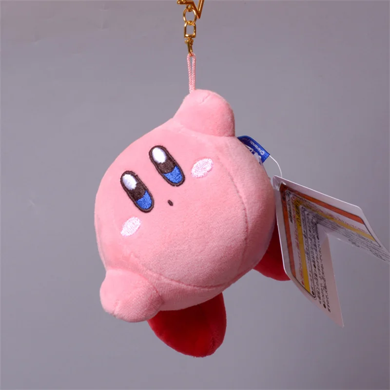 Fashion Star Kirby Plush Toys Keychain Chilkdren Toy Cute Pink Kirby Keychain Car Pendant Key Chain 4 - Kirby Plush
