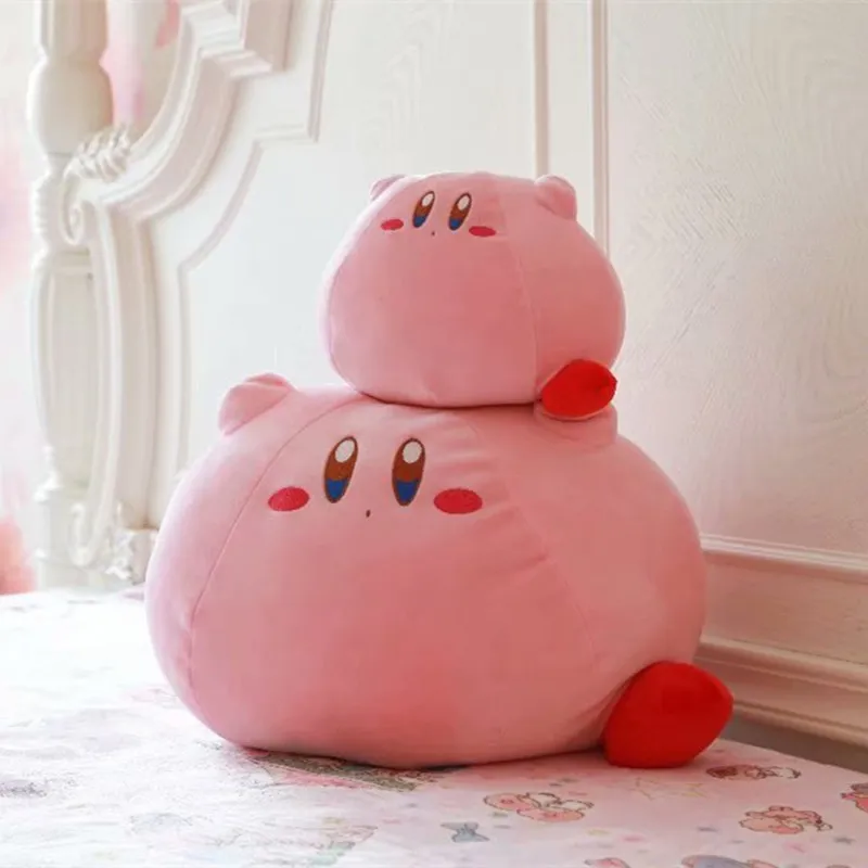 New Kirby Pillow Cartoon Cute Plush Doll Stuffed Animal Peripheral Children s Birthday Gift Home Stuffed 2 - Kirby Plush
