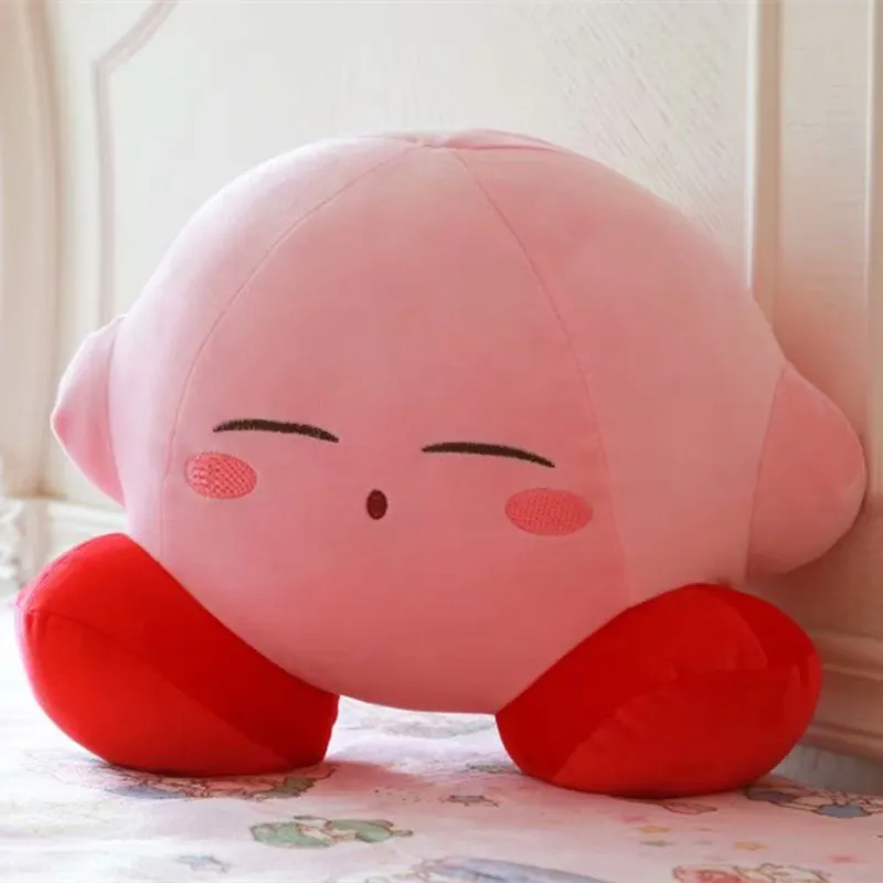 New Kirby Pillow Cartoon Cute Plush Doll Stuffed Animal Peripheral Children s Birthday Gift Home Stuffed 3 - Kirby Plush