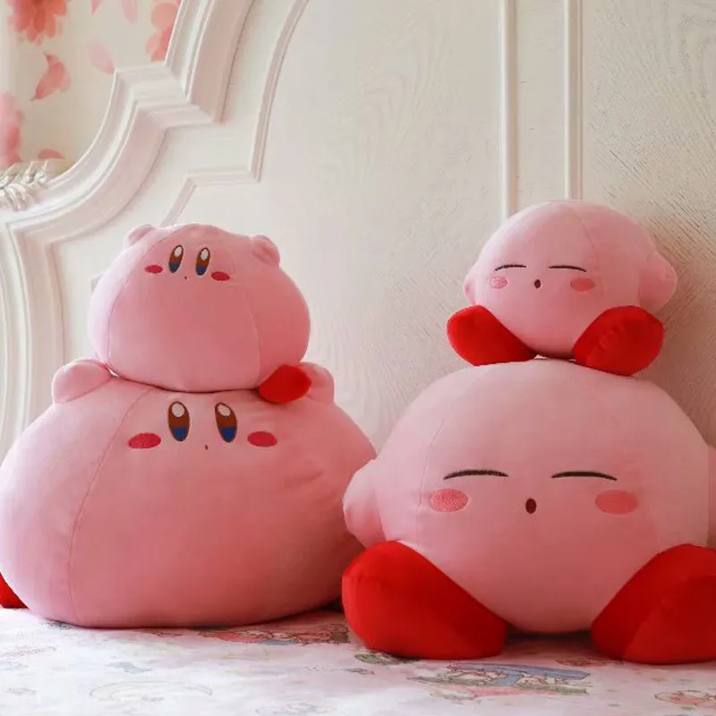 New Kirby Pillow Cartoon Cute Plush Doll Stuffed Animal Peripheral Children s Birthday Gift Home Stuffed - Kirby Plush