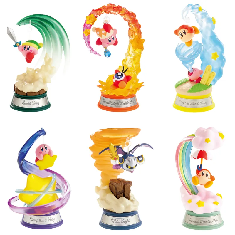 Original Star Kirby Action Figure Kawaii Swaying Swing Collection Miniature Creative Toy Ornament Box Egg Hobbies - Kirby Plush